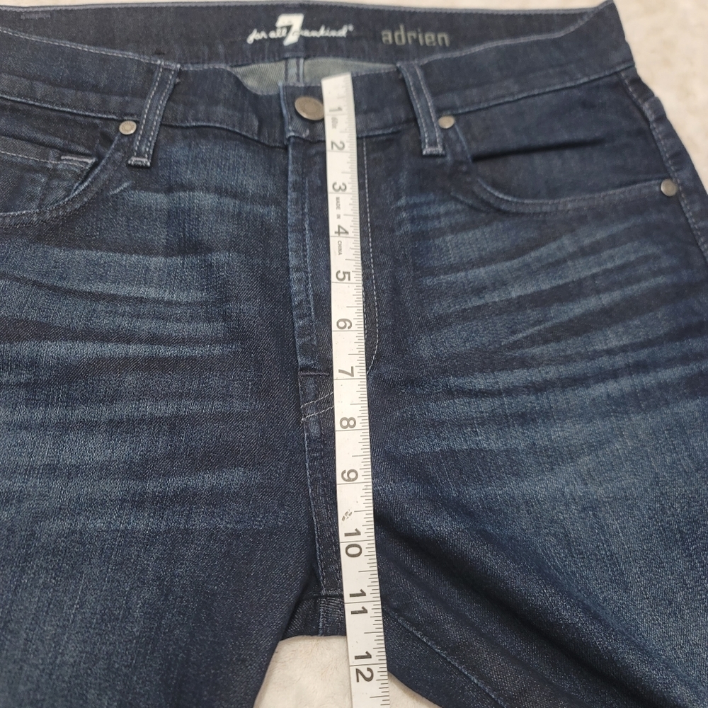 7 Seven For All Mankind Adrien Jeans Size 30 Men's Dark Wash - Picture 8 of 14